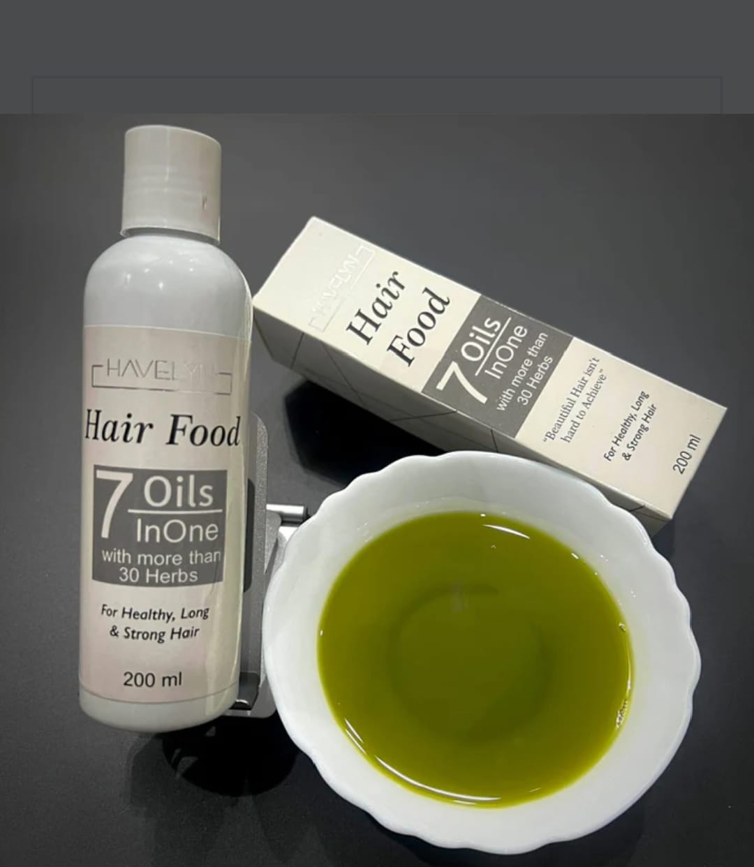Original Havelyn Hair Food Oil - Mixture of 7 Organic Herbal Oils